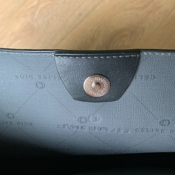 Céline Dion black Tote bag with a little pocket - Picture 4 of 11